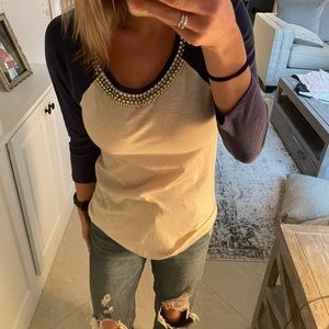 Jcrew baseball tee